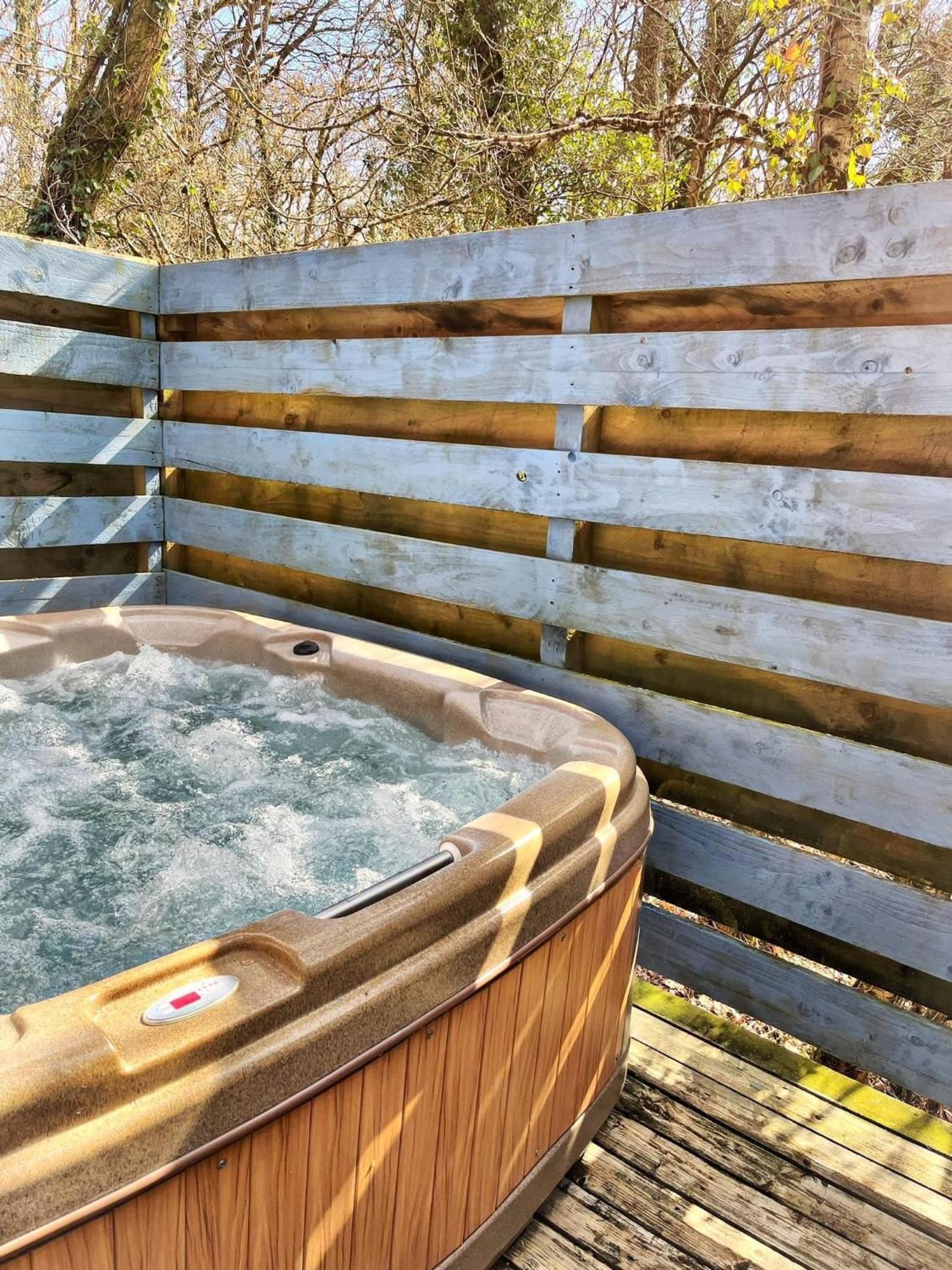 Wren 8-Hot Tub-Woodland Lodges-St Clears-Carmarthen-Tenby Экстерьер фото